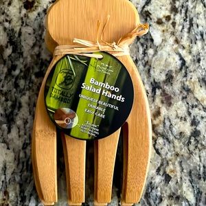 WOODEN Salad Serving Set